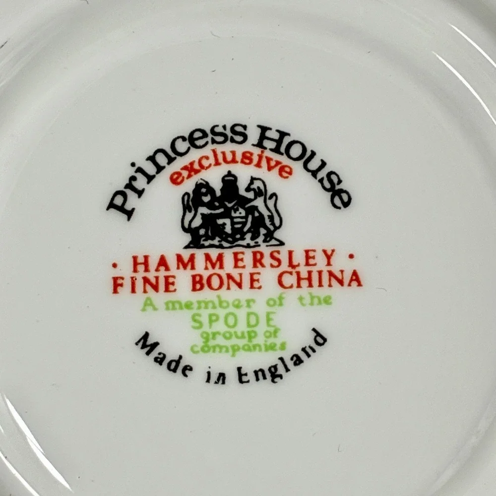 VTG Hammersley Princess House Spode Bone China Tea Cup Saucer Made in England